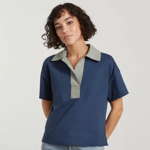 Everlane Tops - Everlane The Retro Jersey Polo Women's Size Small